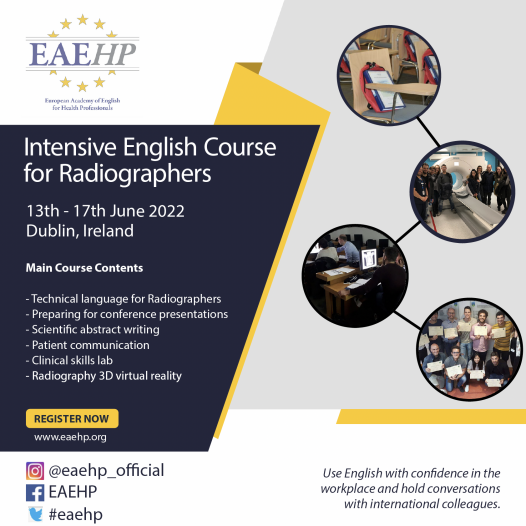 Intensive English course specifically designed for Radiographers